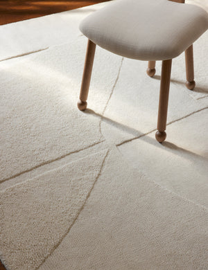 Malta Hand-Knotted Wool Rug Swatch by Aimee Song