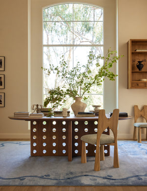 Reika Oval Dining Table by Sarah Sherman Samuel : Chestnut