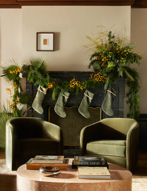 Faro Accent Chair by DISC Interiors : Blush Luxe Boucle