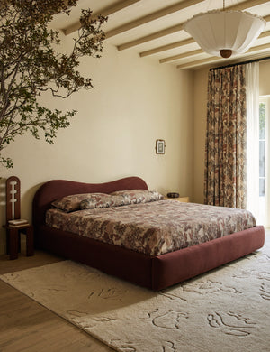 Garden Walk Linen Cotton Duvet Cover by Sarah Sherman Samuel : Blush / Full/Queen / Duvet Set