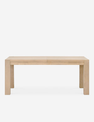 Collett light oak extendable dining table