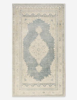 Vintage Turkish Hand-Knotted Wool Rug No. 417, 5'4