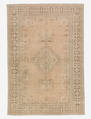 Vintage Turkish Hand-Knotted Wool Rug No. 418, 6'5