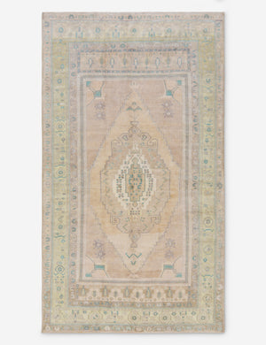 Vintage Turkish Hand-Knotted Wool Rug No. 416, 5'1