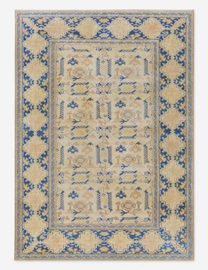 Vintage Turkish Hand-Knotted Wool Rug No. 425, 5' x 6'9