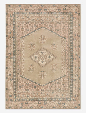 Vintage Turkish Hand-Knotted Wool Rug No. 419, 6'6