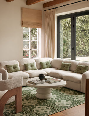 Neve Corner Sectional Sofa by Aimee Song : Balsam Classic Velvet / 127