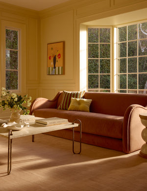Amsterdam Sofa : Ivory Modern Boucle / 71