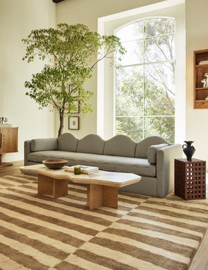 Bernadette Sofa by Sarah Sherman Samuel : Apricot Mini Corduroy / 60