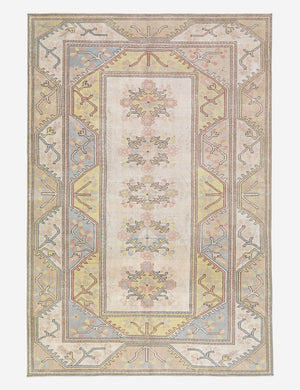 Vintage Turkish Hand-Knotted Wool Rug No. 489, 6' 4
