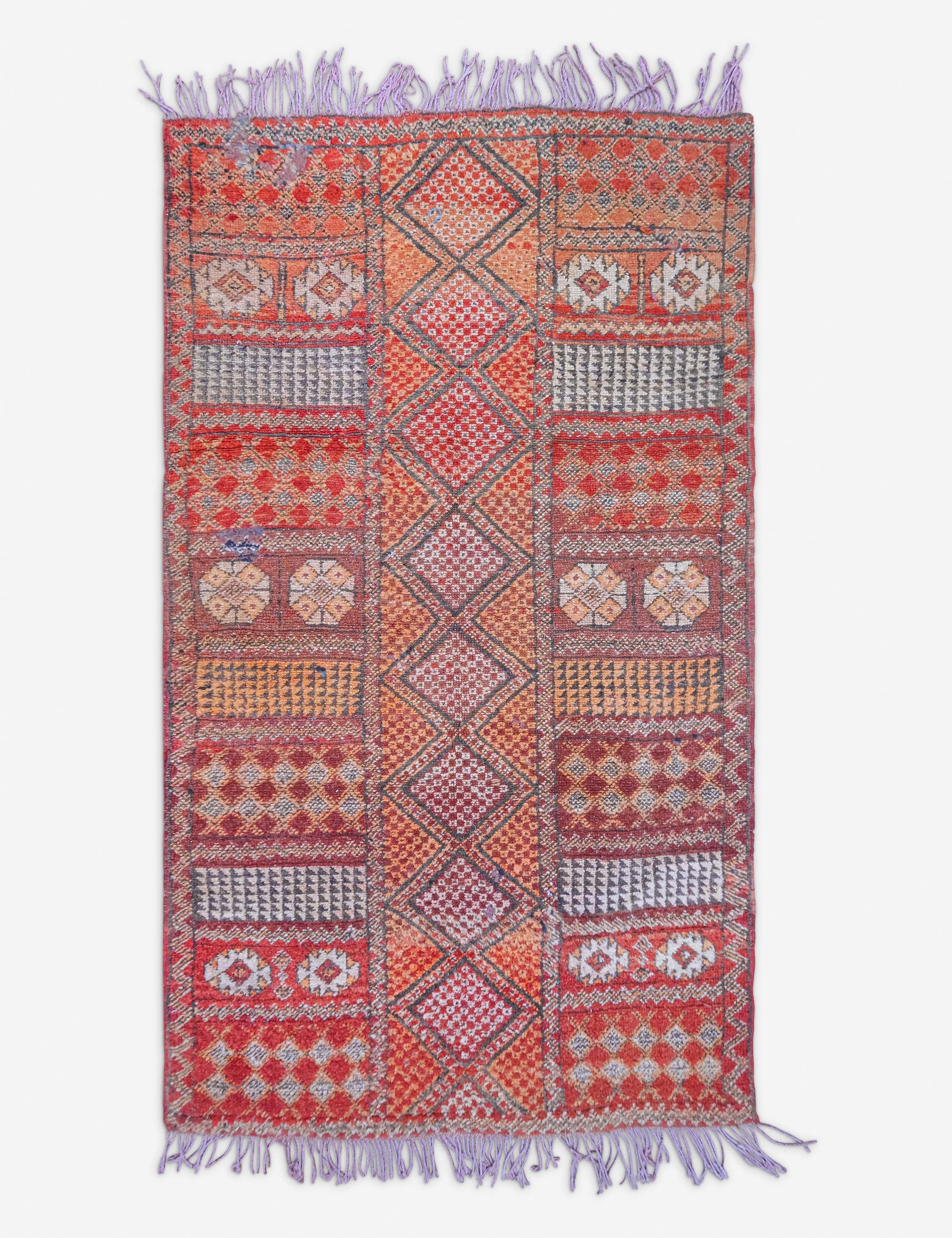 Vintage Moroccan Rug no. 110, 3'3" x 5'9"