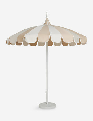 Aamu pointed silhouette patio and pool umbrella by Sarah Sherman Samuel