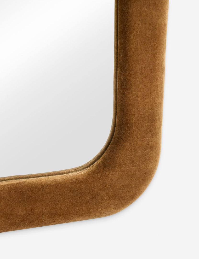 Annalee Upholstered Mantel Mirror