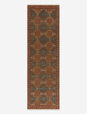 Arata Hand-Knotted Wool Rug Swatch, Juniper