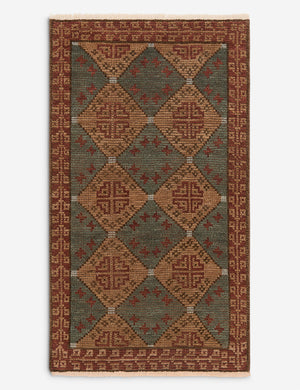 Arata Hand-Knotted Wool Rug Swatch, Juniper