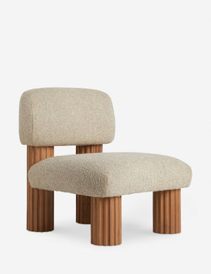 Open Box: Auclair Accent Chair, Tan Boucle