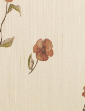 Close up of the Bamonte Textile String Floral Wallpaper by Jake Arnold