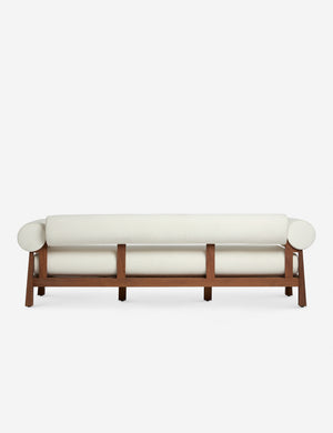 Bassano modern teak frame outdoor sofa