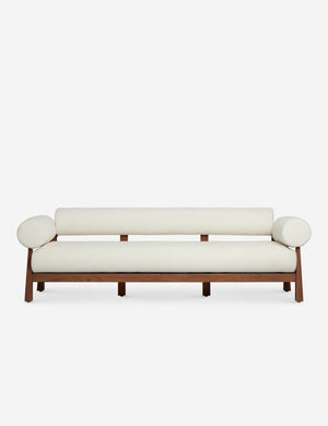 Bassano modern teak frame outdoor sofa