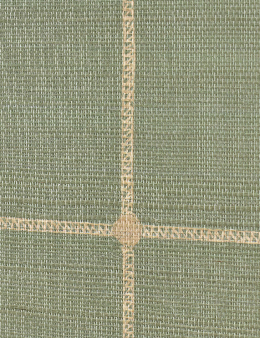 | Close up of the Beddow Grid Wallpaper by Jake Arnold