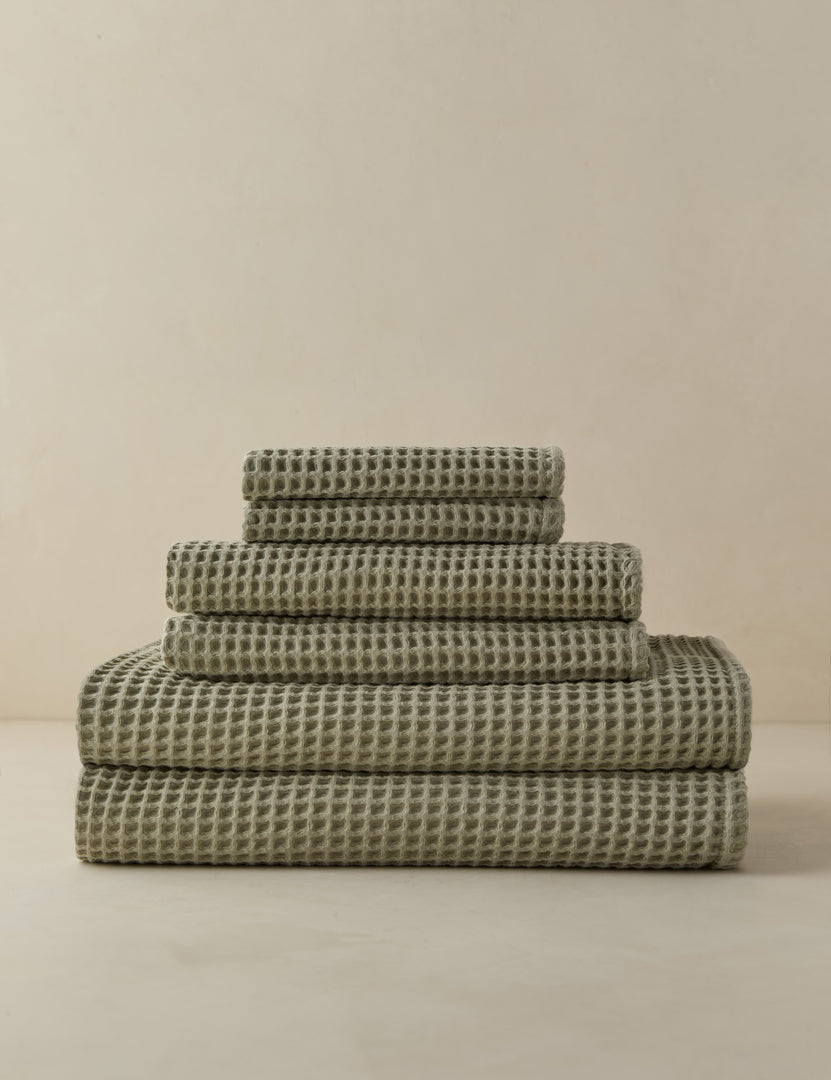#color::sage #style::bath-towel #style::hand-towel #style::washcloth #style::towel-set