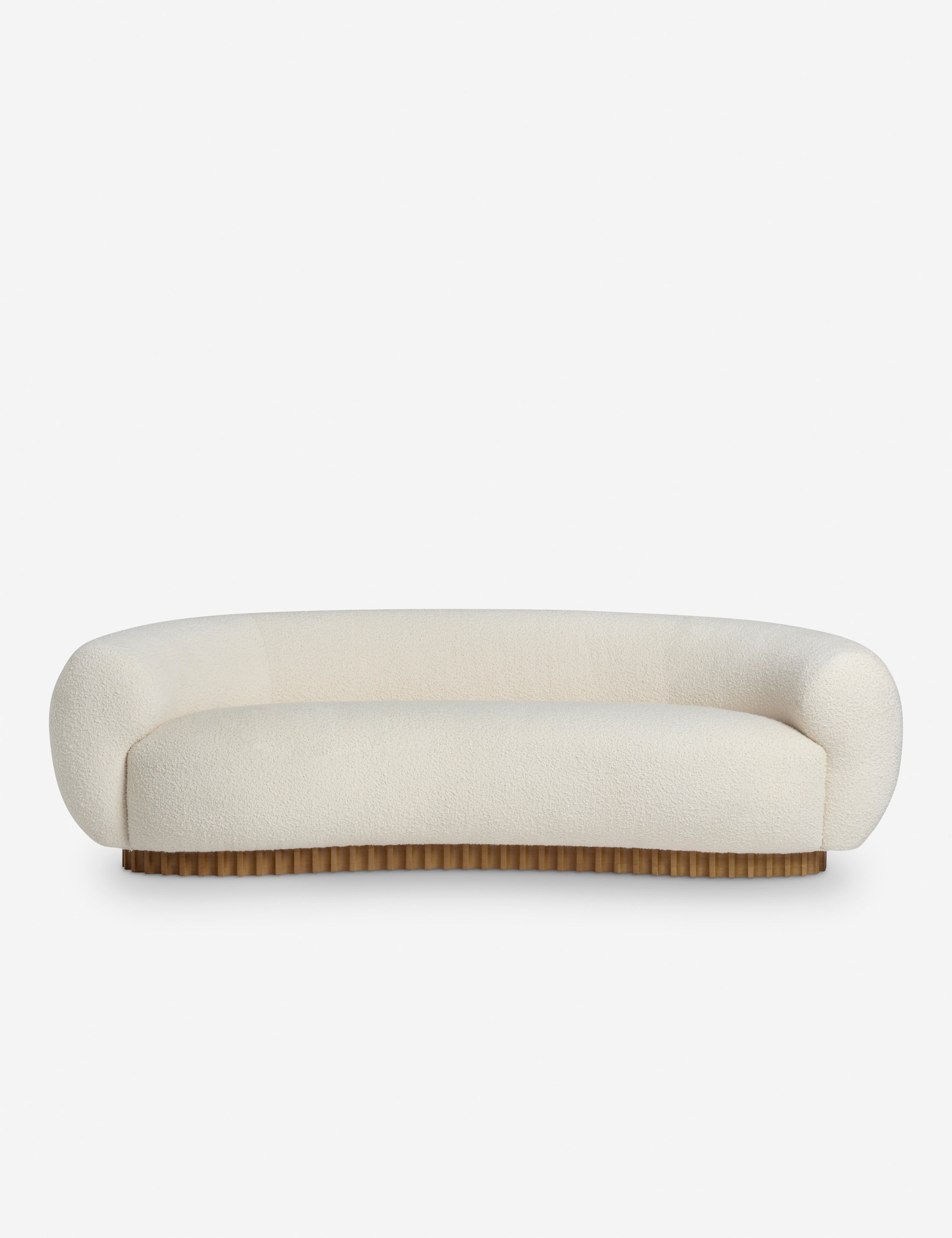 Open Box: Billow Sofa, Ivory Boucle by Sarah Sherman Samuel