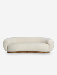 Open Box: Billow Sofa, Ivory Boucle by Sarah Sherman Samuel