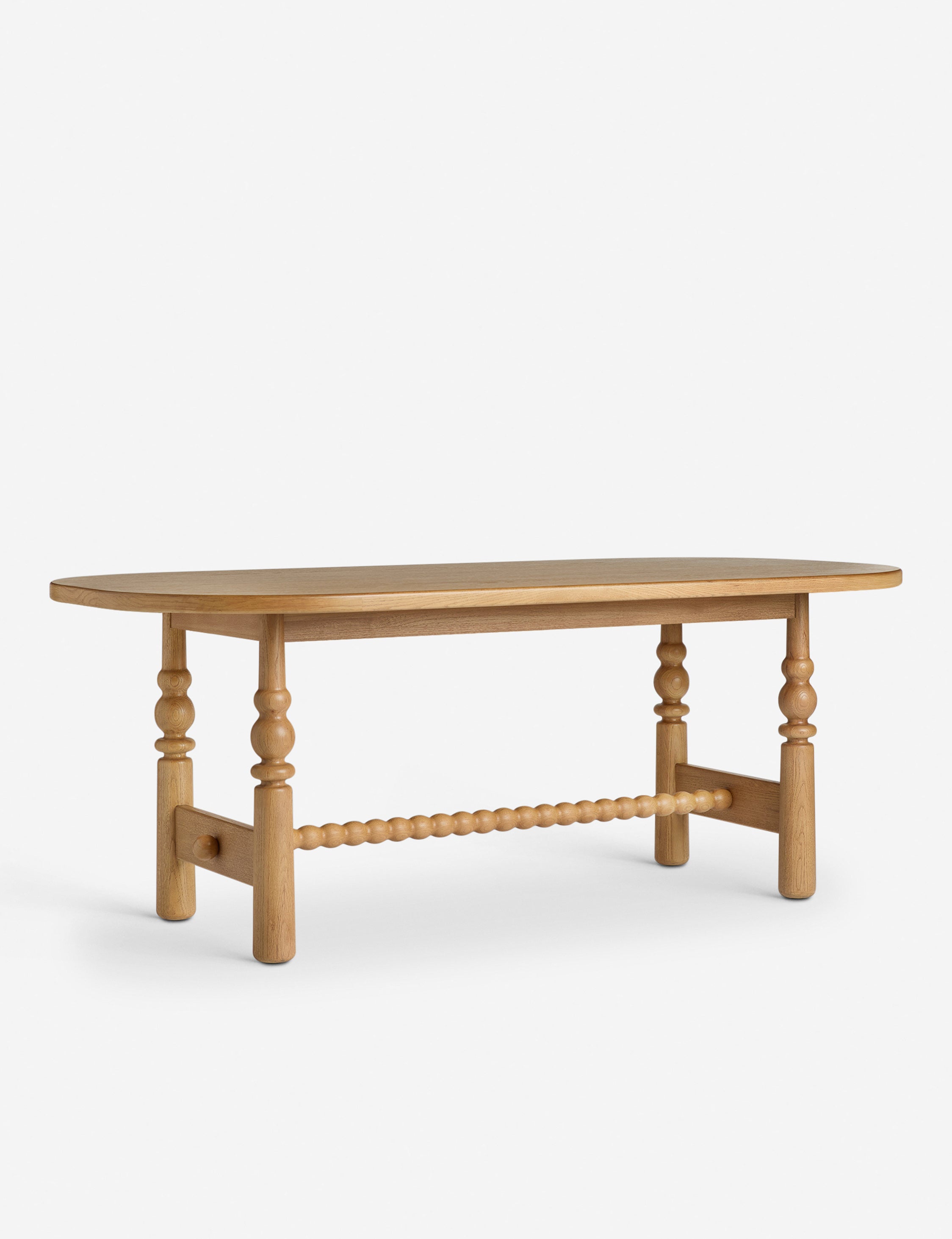Open Box: Blume Oval Dining Table, Natural 78"W