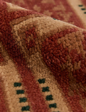 Braud Hand-Knotted Wool Rug Swatch, Brick