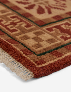Braud Hand-Knotted Wool Rug Swatch, Brick