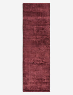 Canon Hand-Loomed  Rug Swatch, Wine
