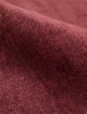 Canon Hand-Loomed  Rug Swatch, Wine