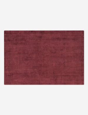 Canon Hand-Loomed  Rug Swatch, Wine