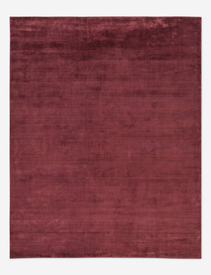 Canon Hand-Loomed  Rug Swatch, Wine