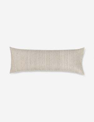 Rear view of the Canyon Terracotta Long Lumbar Pillow