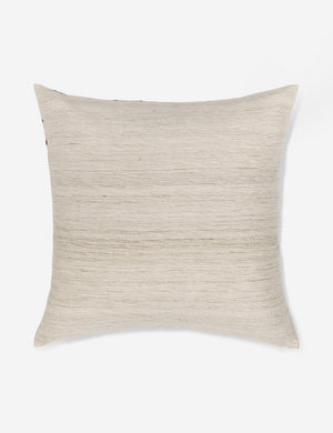 Rear view of the Canyon Olive Green Square Pillow