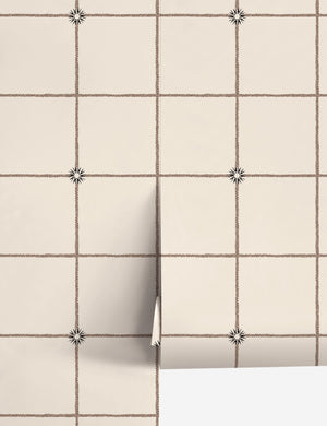 Caraby grid pattern Wallpaper by Jake Arnold