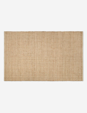 Cerrado Handwoven Jute Rug Swatch, Ivory by Elan Byrd