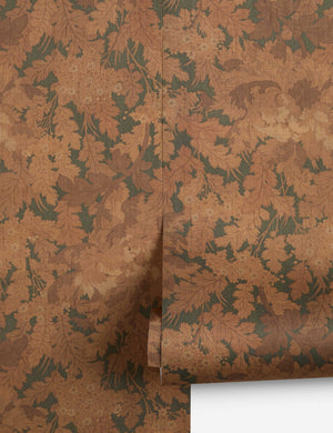 Cimarron Textile String Wallpaper Swatch, Rust