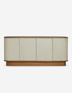 Open Box: Clinton Sideboard, Ivory Raffia