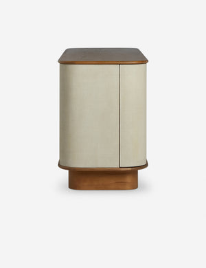 Open Box: Clinton Sideboard, Ivory Raffia