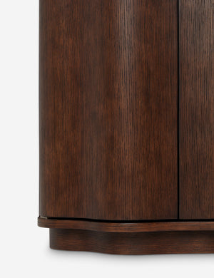 Open Box: Cora Nightstand, Walnut by Lolly Lolly Ceramics