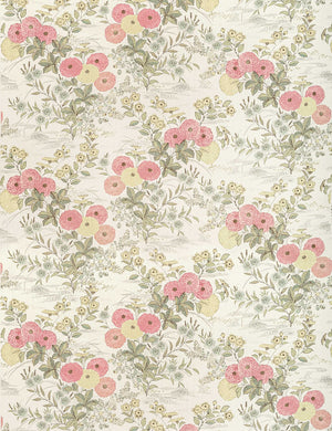 Laria Linen Fabric Swatch, Pink