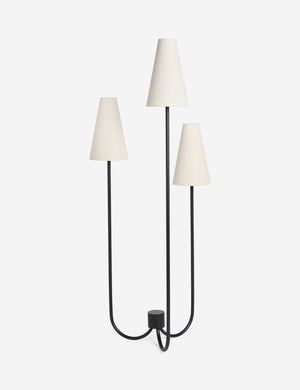 Familia slim 3-tapered shade floor lamp by Aimee Song