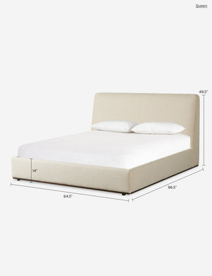 Shirin Platform Bed : Flax / Queen