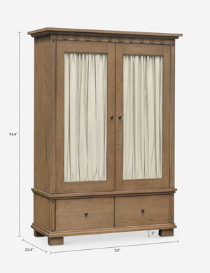 Parsey Curio Cabinet : Natural