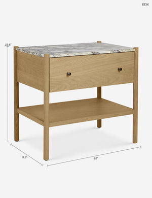 Open Box: Philana Nightstand, Honey Oak 26