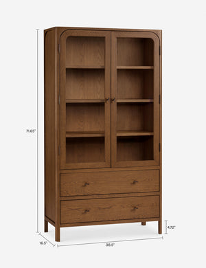 Ralston Curio Cabinet : Walnut