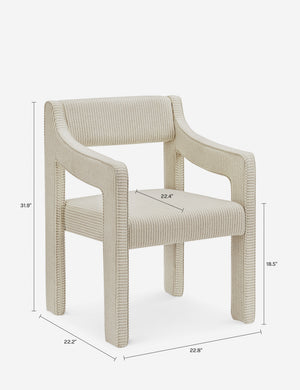 Ellen Dining Chair : Natural Stripe