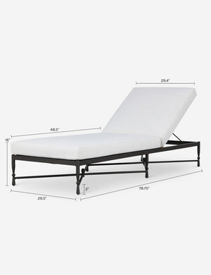 Breton Outdoor Chaise by Amber Lewis x Four Hands : Alessi Linen